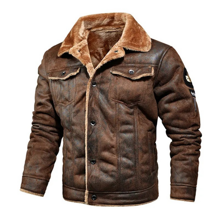 Nathan | Warm and Versatile Leather Jacket