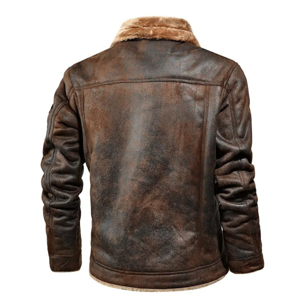Nathan | Warm and Versatile Leather Jacket