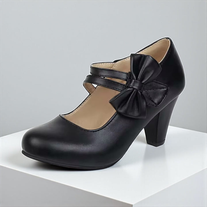Bella | Elegant Bow-detail Occasion Heels
