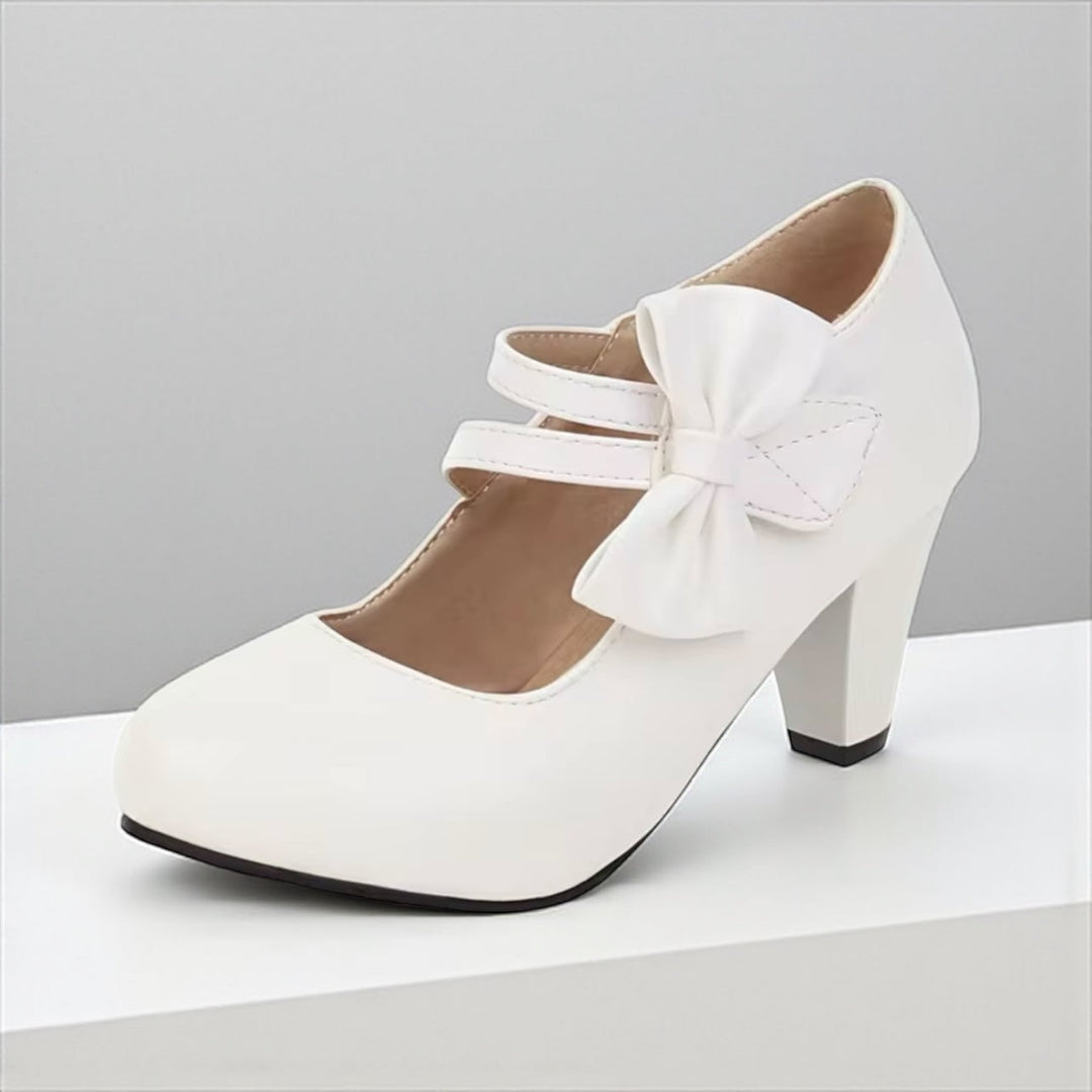 Bella | Elegant Bow-detail Occasion Heels