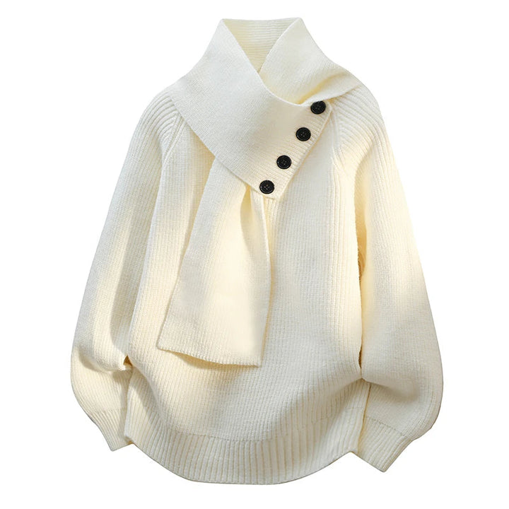 Victoria | Scarf Collar Sweater