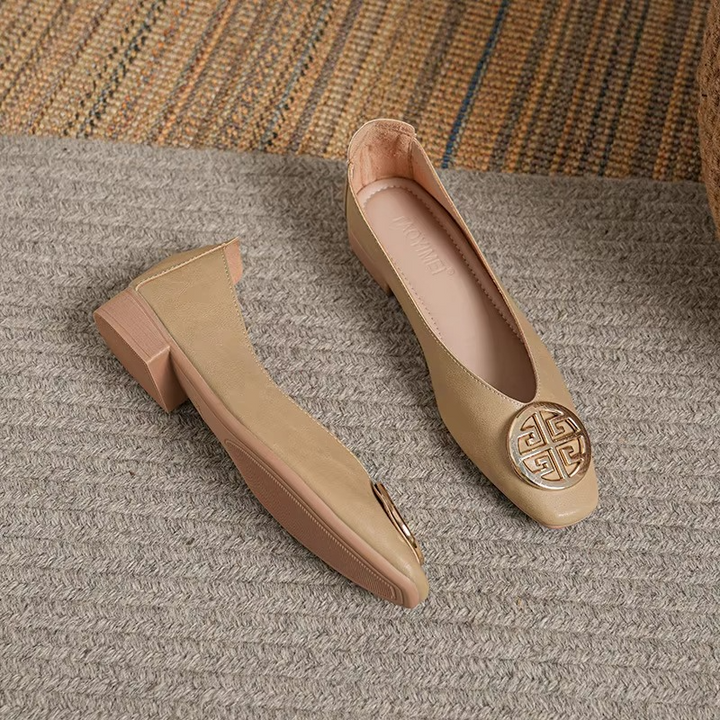 Cecil | Orchard Leather Flats