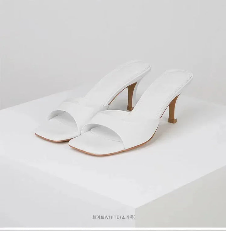 Lorna | Square Toe High Heel Sandals