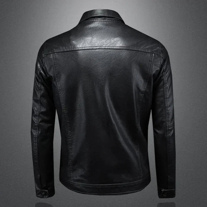 Jordan | Premium Leather Jacket in Motorcycle Style