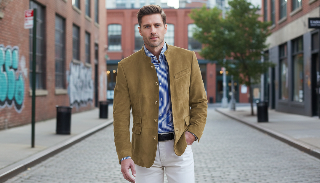 Aleo | Stylish Casual Men’s Button-Up Jacket