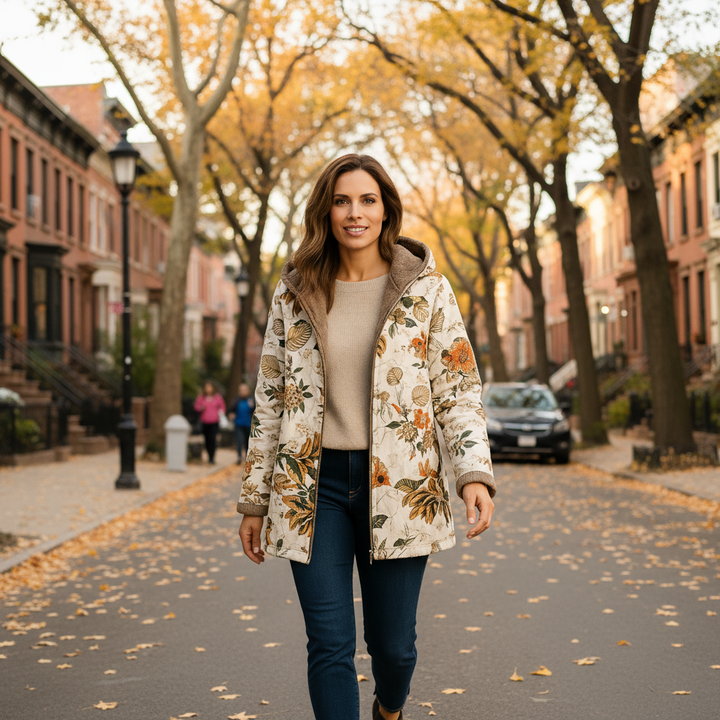 Camellia | Warm Jacket with Fleece Lining