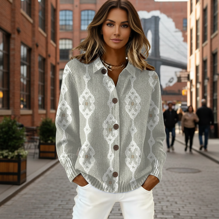 Blair | Artistic Print Cardigan
