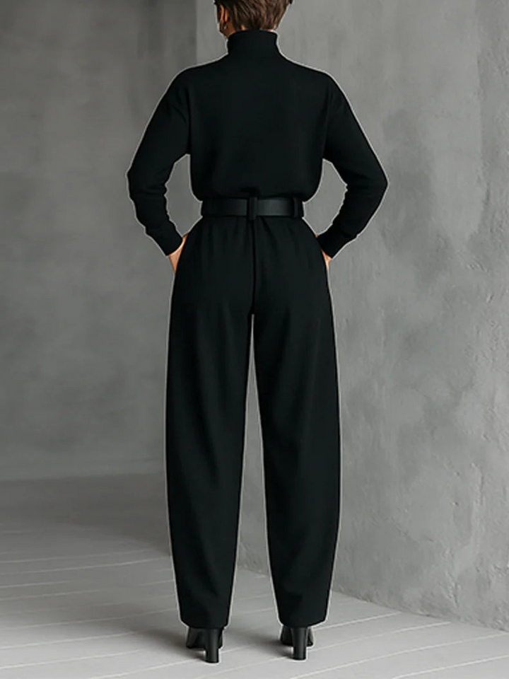 Juliet | Turtleneck & Straight Leg Pants Set