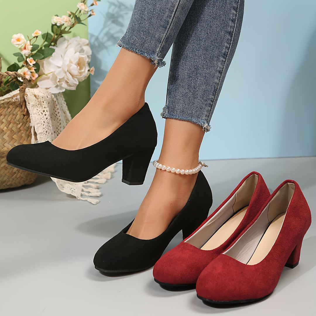 Laure | Wide-toe pumps with a stable heel for pain-free comfort