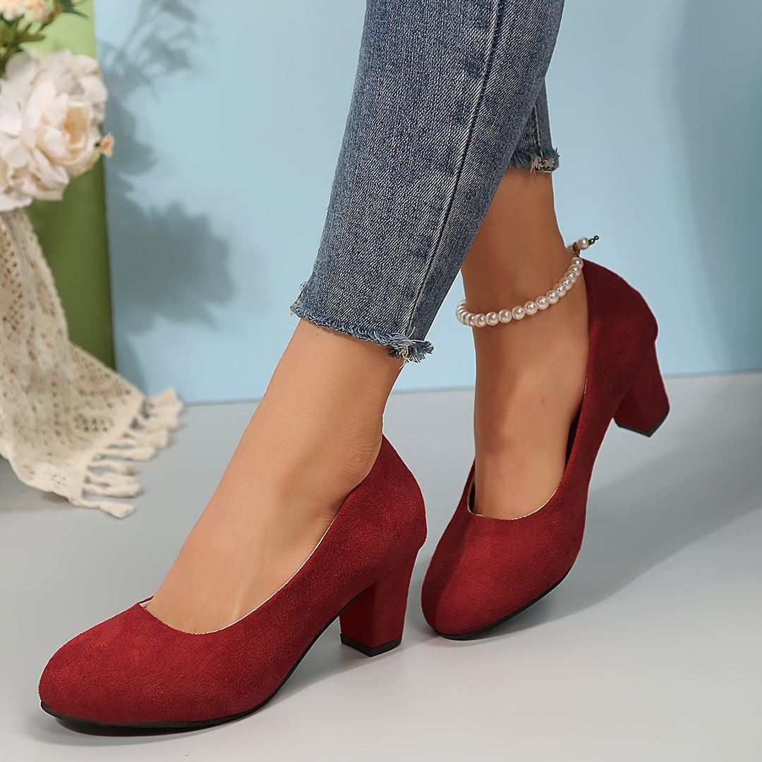 Laure | Wide-toe pumps with a stable heel for pain-free comfort