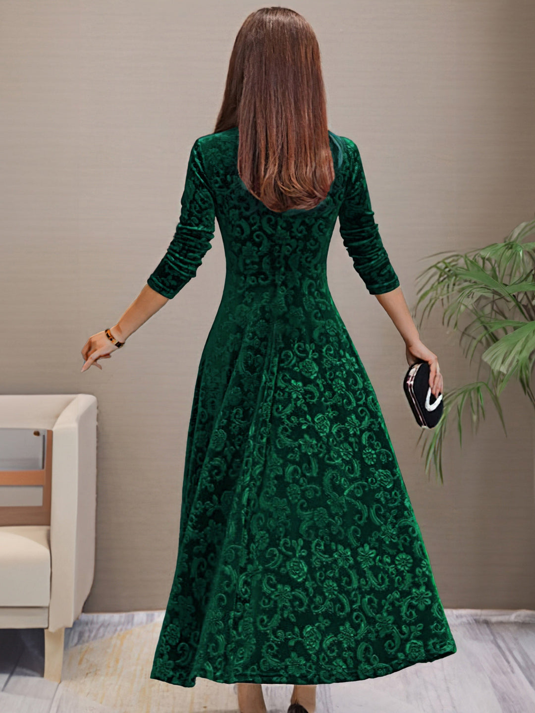 Nancy | Velvet Elegance Dress