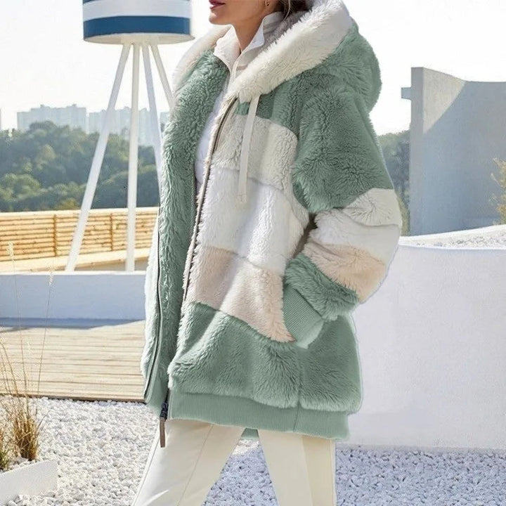 Vivian | Winter Jacket with Hood and Zipper
