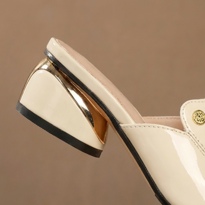 Shaina | Patent Slide Heels