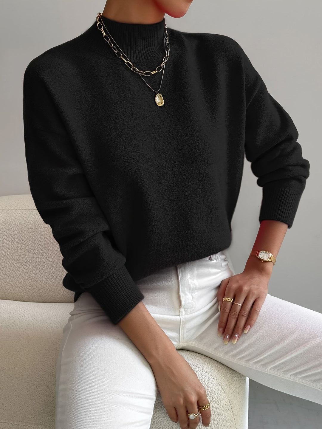 Seraphine | Roll Neck Sweater