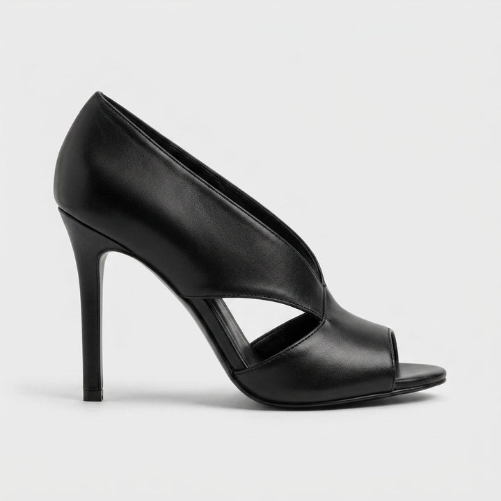 Marina | Cut-Out High Heel Sandals with Open Toe