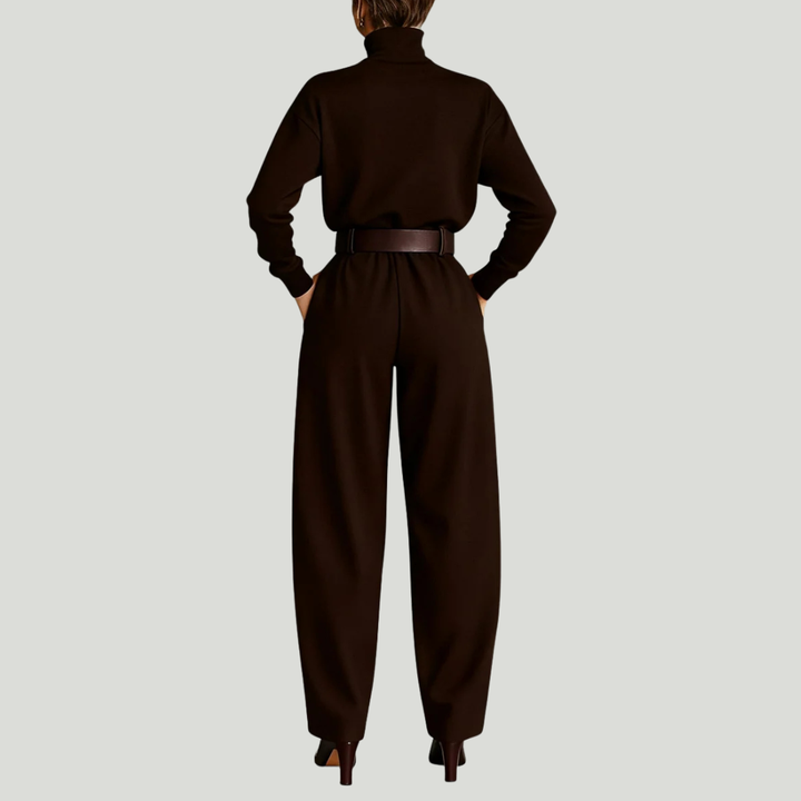 Juliet | Turtleneck & Straight Leg Pants Set