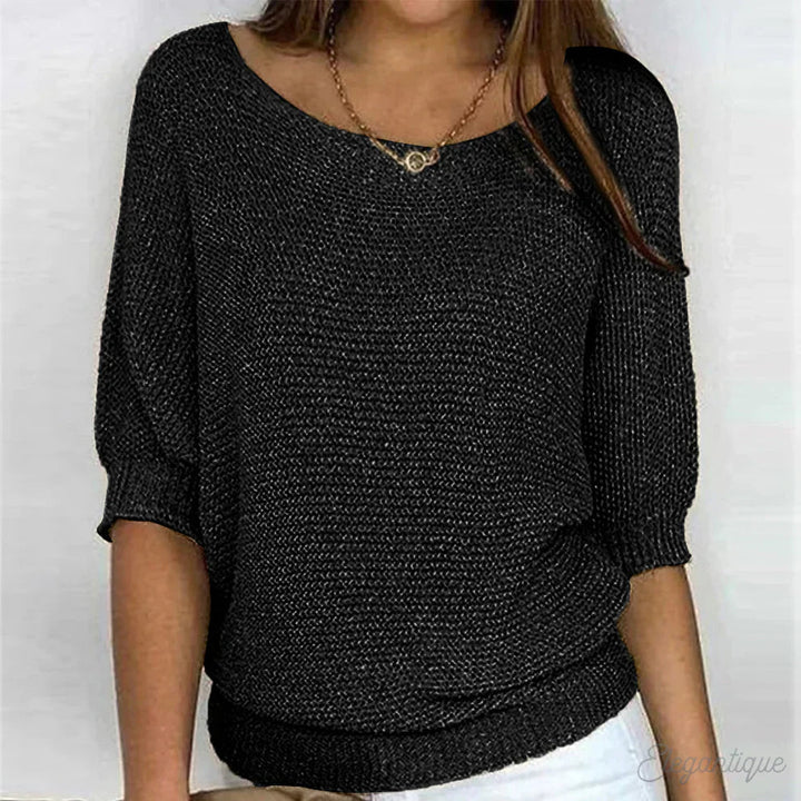 Julia | Loose-Fit Textured Knit Sweater