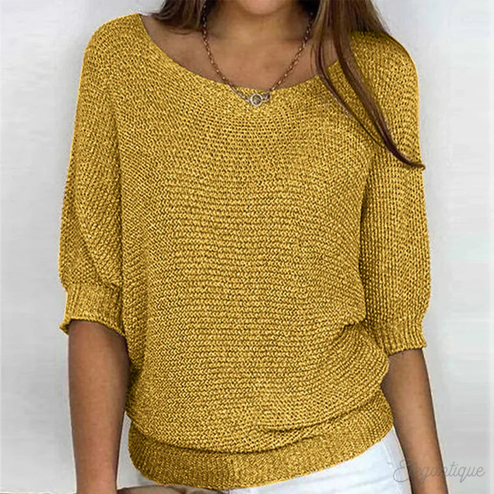 Julia | Loose-Fit Textured Knit Sweater