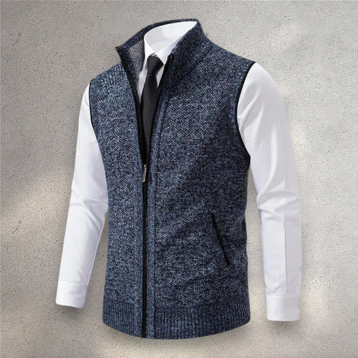 Levi | Full-Zip Knit Vest