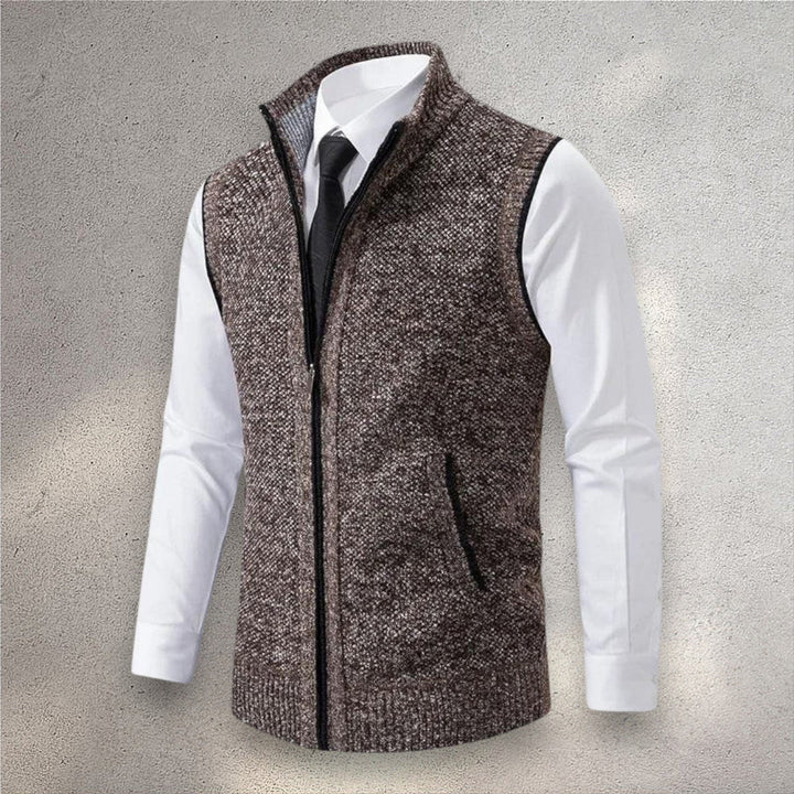 Levi | Full-Zip Knit Vest