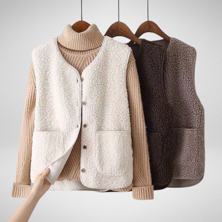 Rose | Sherpa Cardigan